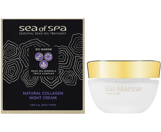 Ночной крем с натуральным коллагеном Sea of Spa Bio Marine Natural Collagen Night Cream for all skin types, 50 ml