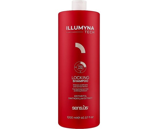 Технический подкисляющий шампунь Sensus Illumyna Tech Locking Shampoo, 1200 ml, изображение 2