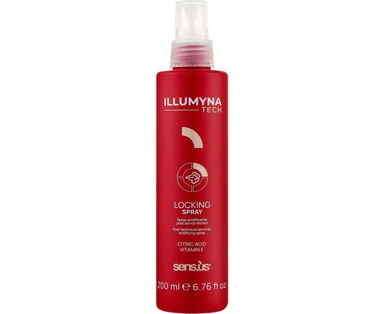 Технический подкисляющий спрей Sensus Illumyna Tech Locking Spray, 200 ml, изображение 2