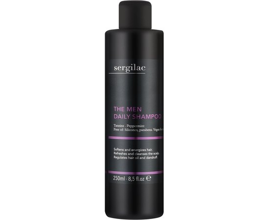 Шампунь для мужчин для ежедневного использования Sergilac The Men Daily Shampoo, 250 ml