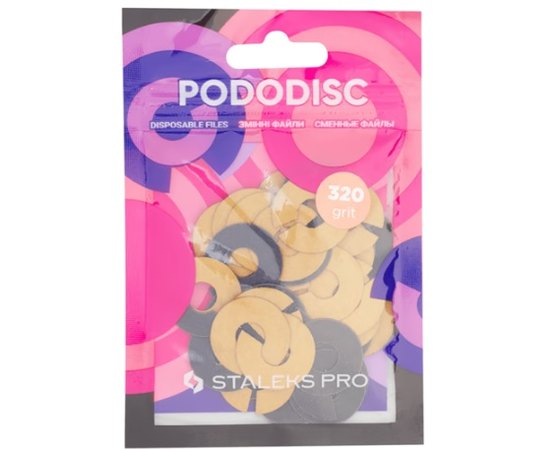 Змінні файли-кільце для педикюрного диска Staleks Pro Expert Pododisc М, 50шт, фото _ab__is.image_number.default
