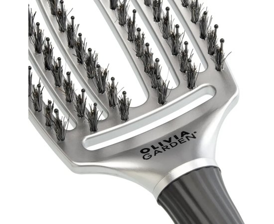Щетка для укладки Olivia Garden Finger Brush Trinity Silver OGID1690, изображение 3