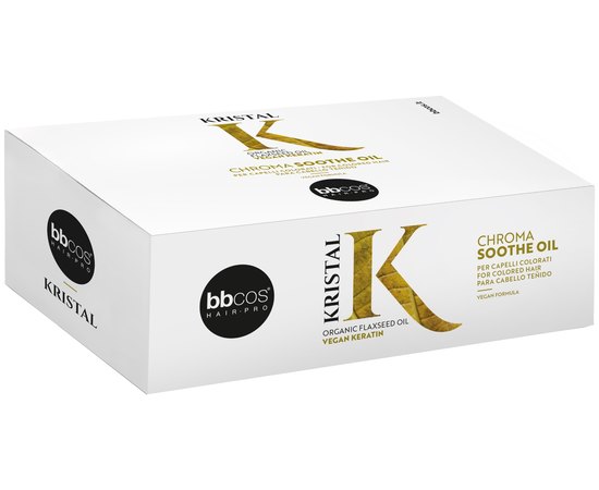 Лосьон для окрашенных волос BBcos Kristal Chroma Soothe Oil, 12x10 ml, изображение 2