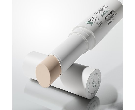 Минеральный солнцезащитный стик-корректор для контура глаз с физическими фильтрами Babe Laboratorios Mineral Eye Contour Corrector Stick SPF50, 4 g, изображение 3 Минеральный солнцезащитный стик-корректор для контура глаз с физическими фильтрами Babe Laboratorios Mineral Eye Contour Corrector Stick SPF50, 4 g, изображение 3