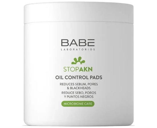 Тонизирующие диски-пады Babe Laboratorios Stop AKN Oil Control Pads, 60 шт