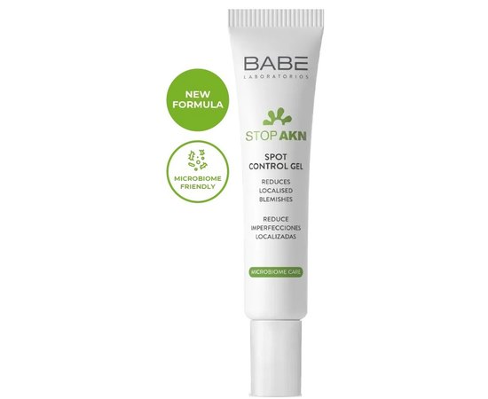 Интенсивный гель против акне локального применения Babe Laboratorios Stop AKN Spot Control Gel, 10 ml