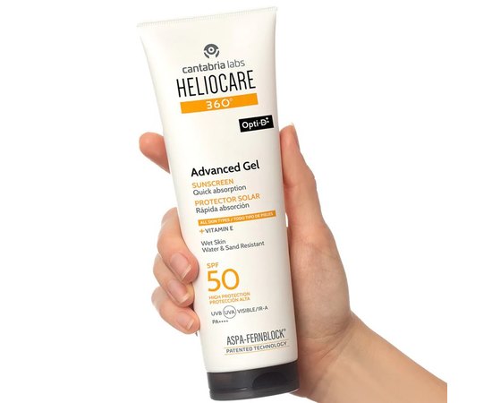 Сонцезахисний антиоксидантний гель для тіла Cantabria Heliocare 360 Advanced Gel SPF50, 250 ml, фото _ab__is.image_number.default
