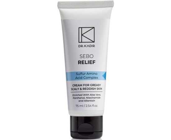 Себорельеф крем для жирной кожи Dr. Kadir Sebo-relief cream, 75 ml, изображение 4