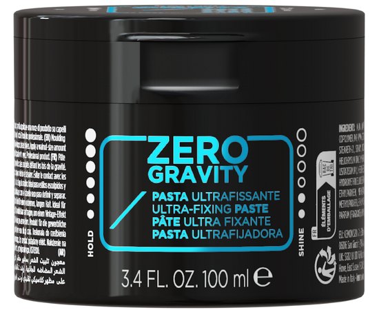 Моделирующая паста экстрасильной фиксации Kemon Hairstyle Zero Gravity, 100 ml, изображение 2