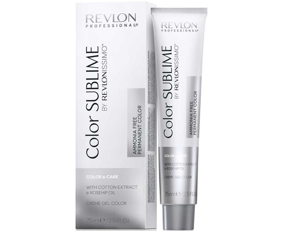 Перманентная краска без аммиака Revlon Professional Color Sublime Vegan, 75 ml, изображение 2