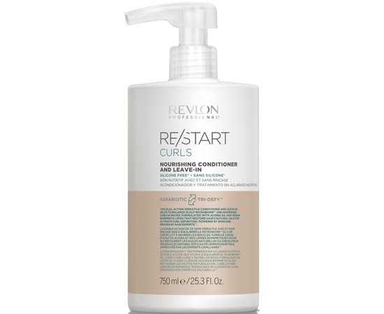 Кондиционер для вьющихся волос Revlon Professional Restart Curls Conditioner, изображение 3 Кондиционер для вьющихся волос Revlon Professional Restart Curls Conditioner, изображение 3
