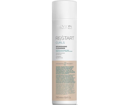 Шампунь для вьющихся волос Revlon Professional Restart Curls Shampoo, изображение 2 Шампунь для вьющихся волос Revlon Professional Restart Curls Shampoo, изображение 2
