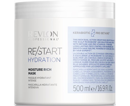 Маска для зволоження волосся Revlon Professional Restart Hydration Rich Mask, фото _ab__is.image_number.default Маска для зволоження волосся Revlon Professional Restart Hydration Rich Mask, фото _ab__is.image_number.default