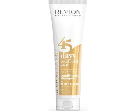 Шампунь-кондиционер золотистый блонд Revlon Professional Revlonissimo 45 Days Golden Blondes 2 in 1 Shampoo-Conditioner, 275 ml