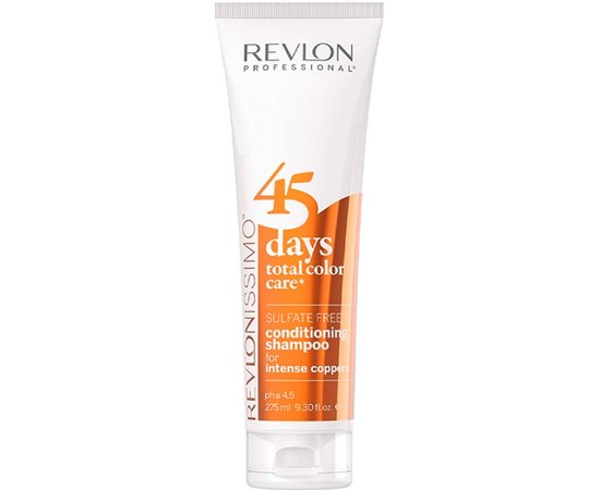 Шампунь-кондиционер насыщенный медный Revlon Professional Revlonissimo 45 Days Intense Coppers 2 in 1 Shampoo-Conditioner, 275 ml