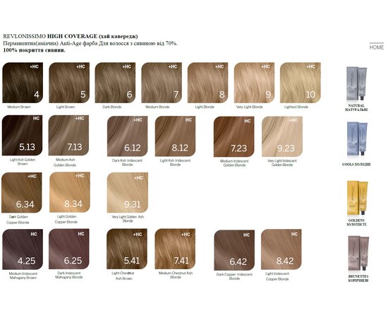 Перманентна фарба для волосся Revlon Professional Revlonissimo Colorsmetique Anti-Age High Coverage, 60 ml, изображение 2