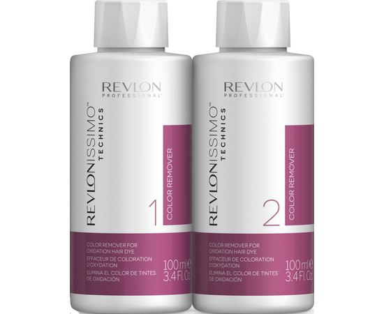 Засіб для зняття штучного кольору з волосся Revlon Professional Revlonissimo Technics Color Remover, 2х50 ml, фото 