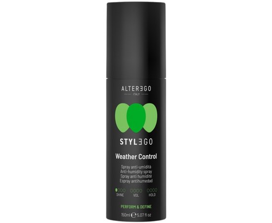 Спрей для волосся проти вологи та пухнастості Alter Ego Stylego Weather Control Anti-Humidity Spray, 150 ml, фото 