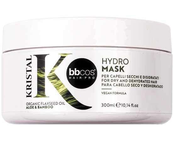 Маска зволожувальна для волосся BBcos Kristal Hydro Mask, фото 