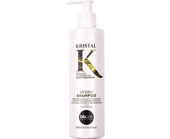 Шампунь зволожувальний для волосся BBcos Kristal Hydro Shampoo, фото 