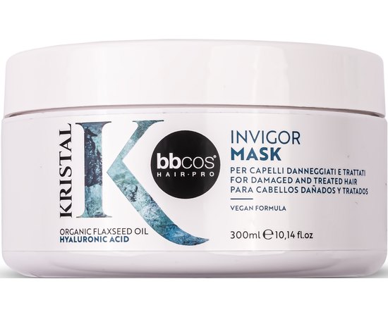 Маска для пошкодженого волосся BBcos Kristal Invigor Mask, фото 