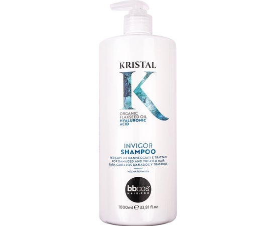 Шампунь для пошкодженого волосся BBcos Kristal Invigor Shampoo, фото _ab__is.image_number.default