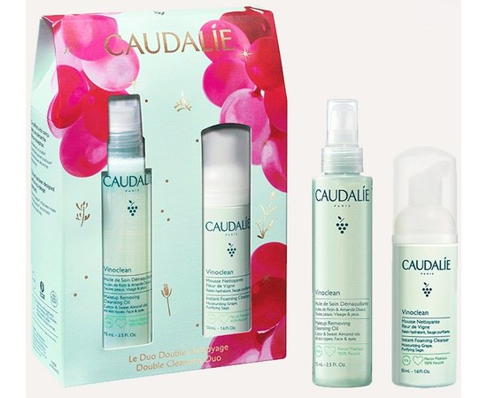 Дуэт Нежное очищение Caudalie Doble Cleansing Duo, изображение 2