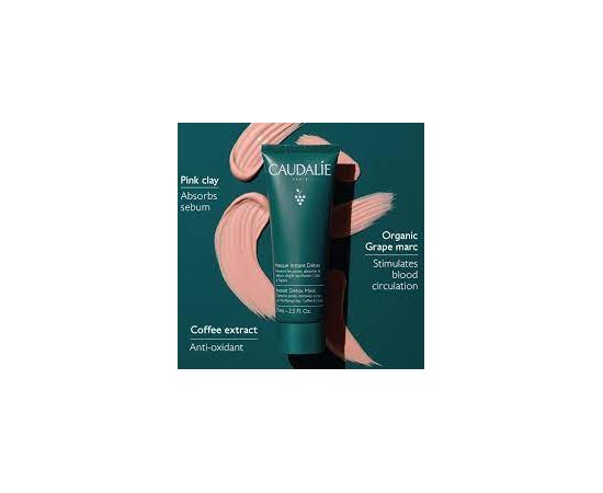 Мгновенная маска Детокс Caudalie Instant Detox Mask, 75 ml, изображение 2