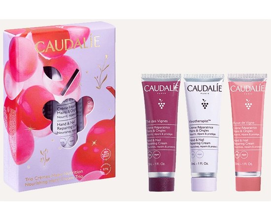 Набор Трио кремов для рук Caudalie Nourishing Hand Cream Trio, изображение 2