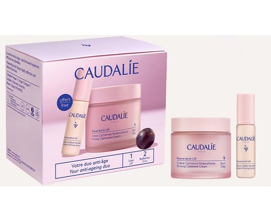 Набор для упругости кожи Caudalie Resveratrol-Lift Your Anti-aging Duo, изображение 2