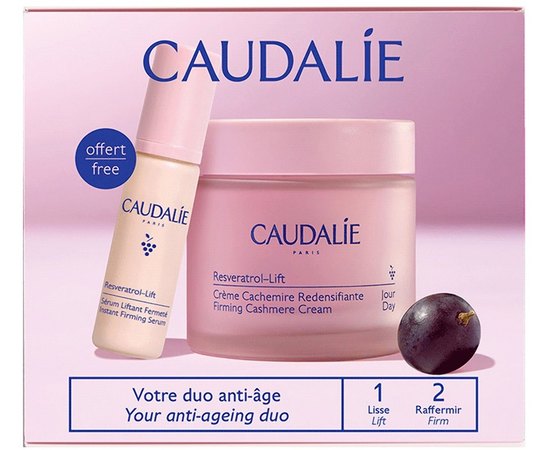 Набір для пружності шкіри Caudalie Resveratrol-Lift Your Anti-aging Duo, фото 