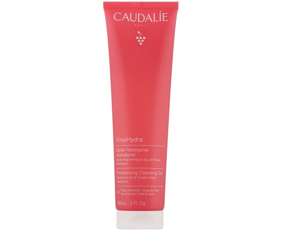 Зволожуючий гель для вмивання Caudalie VinoHydra Moisturizing Cleansing Gel, 150 ml, фото 