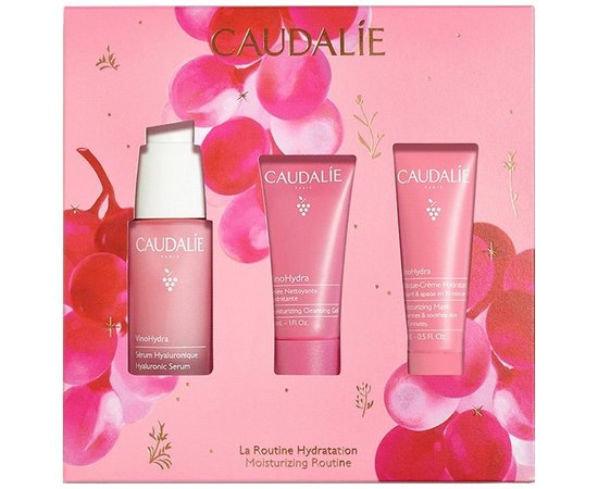 Набор Увлажняющий гиалуроновый комплекс Caudalie VinoHydra Moisturizing Routine