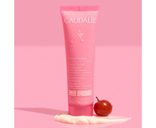 Увлажняющий крем сорбет Caudalie VinoHydra Sorbet Cream Moisturizer, 50 ml, изображение 2