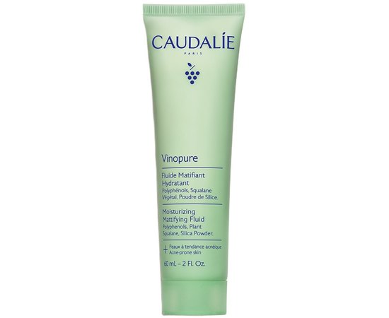 Увлажняющий матующий флюид Caudalie Vinopure Moisturizing Mattifying Fluid, 60 ml