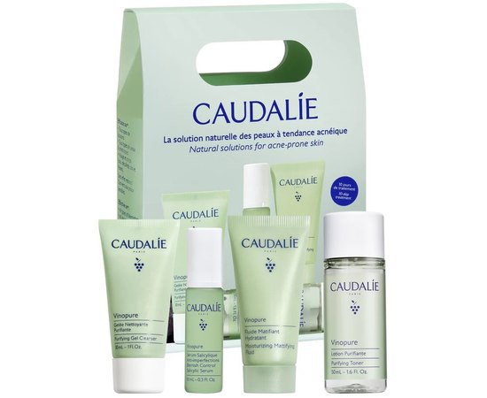 Набір Рецепт проти недоліків Caudalie Vinopure Natural Solutions for acne-prone skin, фото _ab__is.image_number.default
