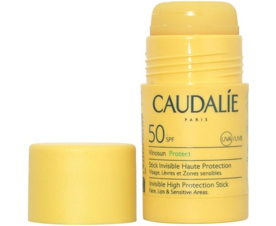 Сонцезахисний стік для обличчя та тіла Caudalie Vinosun Protect Invisible High Protection Stick SPF50, 15 g, фото _ab__is.image_number.default
