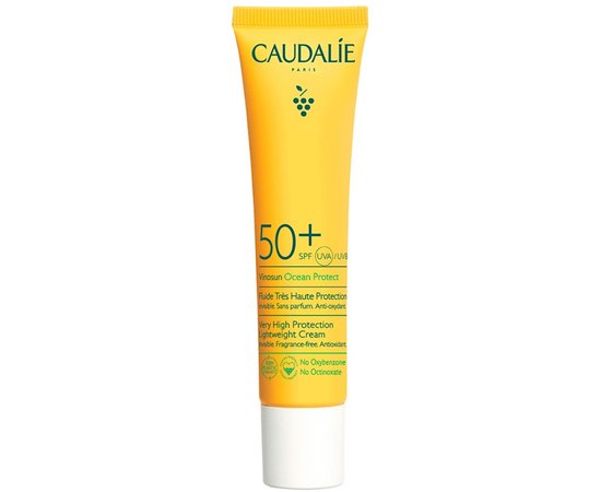 Солнцезащитный легкий крем Caudalie Vinosun Protect Very High Lightweight Cream SPF50+, 40 ml