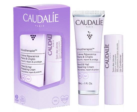 Дуэт изысканных средств для рук и губ Caudalie Vinotherapist, изображение 2
