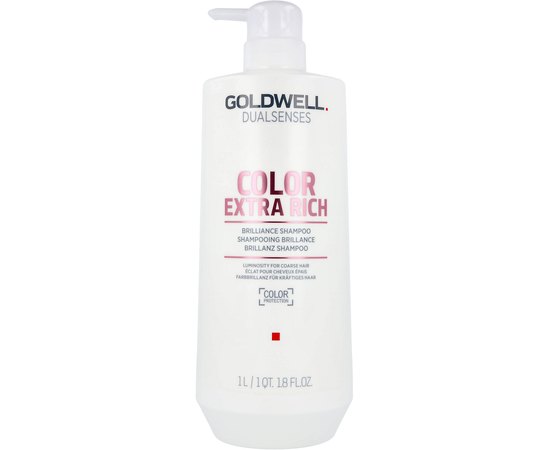 Шампунь для сохранения цвета жестких и пористых окрашенных волос Goldwell DualSenses Color Extra Rich Brilliance Shampoo, изображение 2