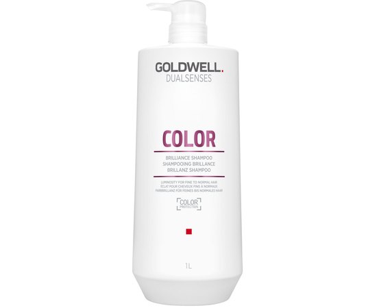 Шампунь для сохранения цвета тонких окрашенных волос Goldwell Dualsenses Color Brilliance Shampoo, изображение 3