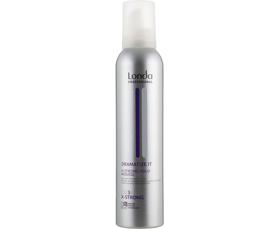 Мус для об'єму екстрасильної фіксації Londa Professional Styling Volume X-Strong Mousse Dramatize It, фото 