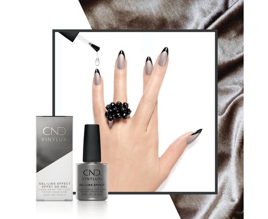 Закріплювач з ефектом гелю CND Vinylux Gel-Like Effect Top Coat, 15 ml, фото _ab__is.image_number.default