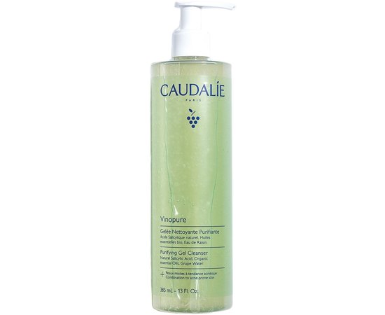 Очищающее желе для умывания Caudalie Vinopure Purifying Gel Cleanser, изображение 3 Очищающее желе для умывания Caudalie Vinopure Purifying Gel Cleanser, изображение 3