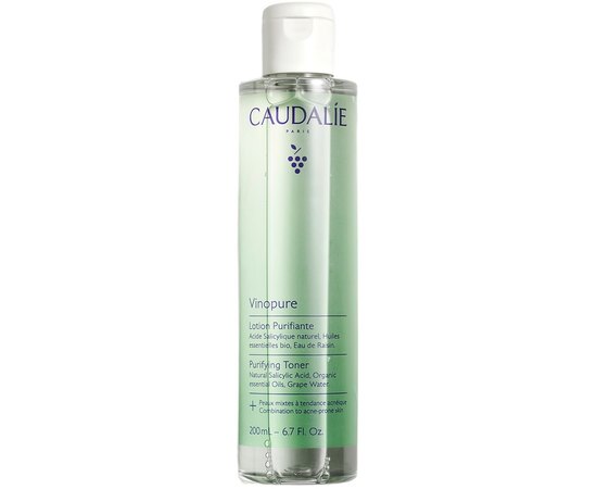 Очищающий тоник против недостатков Caudalie Vinopure Purifying Toner