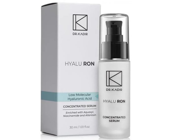 Dr. Kadir Hyalu-Ron Low Molecular Hyaluronic Concentrated Serum Зволожуюча сироватка з гіалуроновою кислотою, 30 мл, фото _ab__is.image_number.default