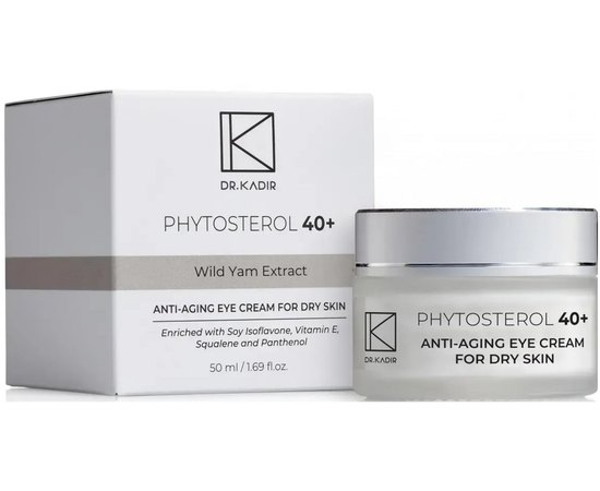 Крем под глаза для сухой кожи Dr. Kadir Phytosterol 40+ Anti Aging Eye Cream for Dry Skin, 30 ml, изображение 2 Крем под глаза для сухой кожи Dr. Kadir Phytosterol 40+ Anti Aging Eye Cream for Dry Skin, 30 ml, изображение 2