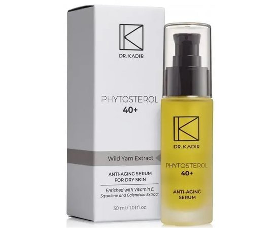 Сыворотка регенерирующая Dr. Kadir Phytosterol 40+ Anti Aging Serum for Dry Skin, 30 ml, изображение 2