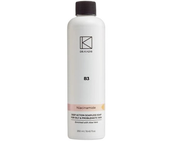 Очищающий гель для проблемной кожи глубокого действия Dr. Kadir B3 Deep Action Soapless Soap For Problem Skin, 250 ml