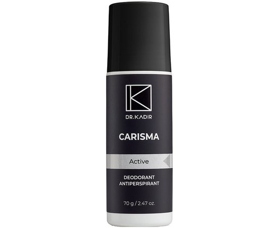 Шариковый дезодорант без алюминия Dr. Kadir Carisma Deodorant Roll-On Aluminum Free, 70 ml
